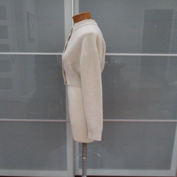 Zara Long Sleeve Cropped Cardigan - Picture 3 of 5